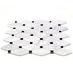 Stella White Carrara With Black Dot