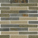 Art Glass Rustic Slate 1X6