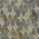 Art Glass Rustic Slate Diamond