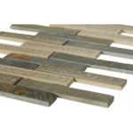Art Glass Rustic Slate 1X6