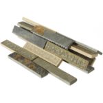 Art Glass Rustic Slate 1X6