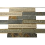 Art Glass Rustic Slate 1X6