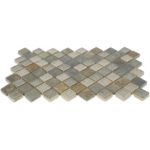 Art Glass Rustic Slate Diamond