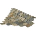 Art Glass Rustic Slate Diamond