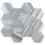 Milan Gray 4″ Hexagon