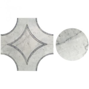 Mj Star 2.0 Carrara With Sky Gray Line Carrara Circle