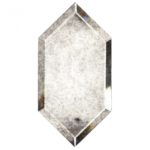 Elongated Beveled Hexagon Antique Mirror