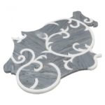 Chateau Milano Gray White Thassos Line