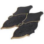 Empress Anastasia – Black Jade With Brass Line