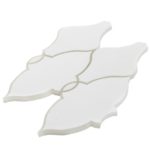 Empress Kaarina – White Thassos With Antique Mirror Line