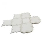 Mj Rabat White Thassos With Pearl Line