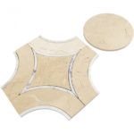 Crema Marfil With Calacutta Line Crema Marfil Circle