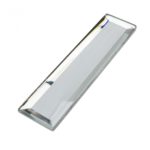 Silver Finish Mirror Glass W/Beveled Edges 2″ X 8″