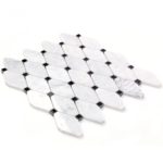 Stella White Carrara With Black Dot