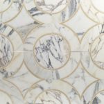 Mj Star 2.0 Calacutta With Crema Marfil Line Calacutta Circle