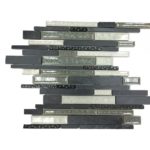 Art Glass Botanical Black Slate