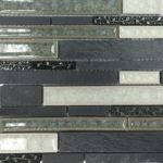 Art Glass Botanical Black Slate