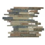 Art Glass Botanical Slate