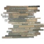 Art Glass Botanical Travertine