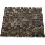 Dark Emperador 3 / 4X3 / 4 Squares