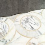 Mj Star 2.0 Calacutta With Crema Marfil Line Calacutta Circle