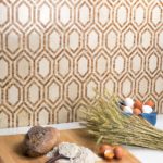 New Era Crema Marfil Long Hexagon With Golden Travertine & Crema Marfil