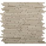 Bullet Pattern Wooden Beige
