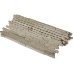 Bullet Pattern Wooden Beige