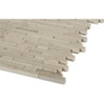 Bullet Pattern Wooden Beige