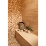 Marble Motion Circles Emperador Crema