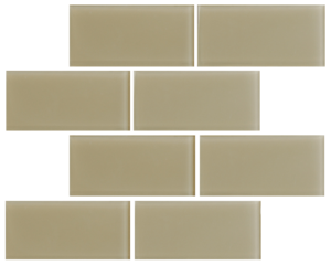 Sand Dollar 3″ X 6″ Subway Glass