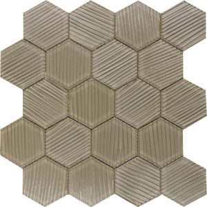 Wild Mushroom River Hexagon Mosaic