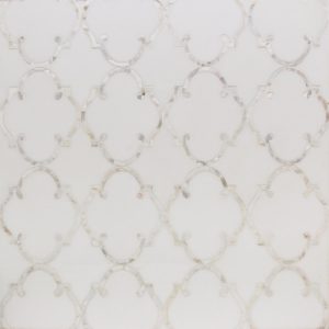 Mj Rabat White Thassos With Pearl Line