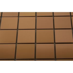 Metal Copper Matte 2X2 Squares