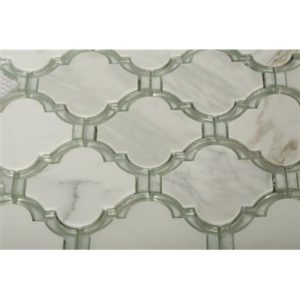 Mj Vienna Calacatta Gold With Murano Silver Leaf