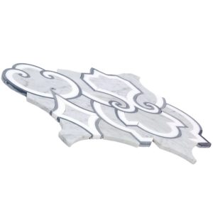 Mj Lemuria – White Thassos, White Carrara Bardiglio Imperiale