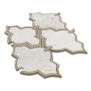 Wood Jet Argania Asian Statuary With Cream Gray Woodloock Gray Wood Dot