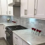 Stone Brushed 2X8 White Carrara
