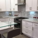 Stone Brushed 2X8 White Carrara
