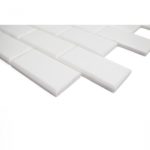 White Thassos 2X4 Beveled Brick