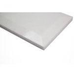 White Thassos Beveled Edge 3X6 Polished