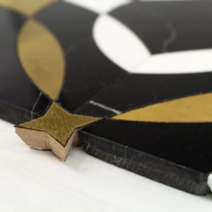 Kaleidoscope Mystique – Nero Marquina, White Thassos