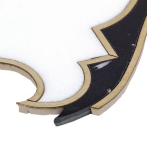 Shangri-La – White Thassos, Black Marble Brass