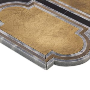 Ornato Brescia – Brass, Bardiglio Imperial Black Jade