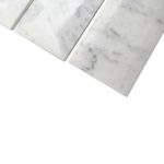 Beveled White Carrara 3X6 Polished