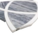 Zephyr Bardiglio Nuvelato White Thassos Line