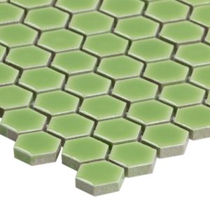 Simple Rimmed Hexagon Key Lime