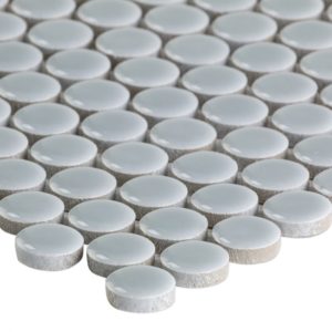 Simple Rimmed Penny Rounds Mist Gray