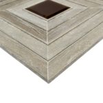 Tonya Comer Boulevard Tennessee Taupe 16″ X16″ With Bronze Mirror Insert