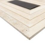 Tonya Comer Boulevard Travertine 16 X 24 With Bronze Mirror Insert